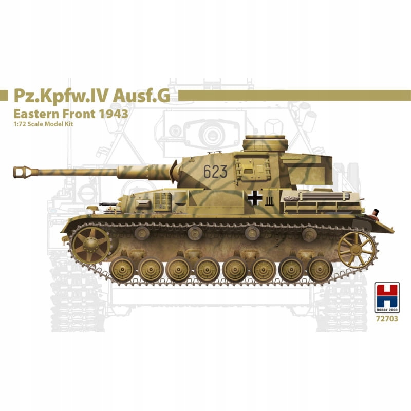 Pz.Kpfw.IV Ausf.G východní fronta 1943 1:72 Hobby 2000 72703