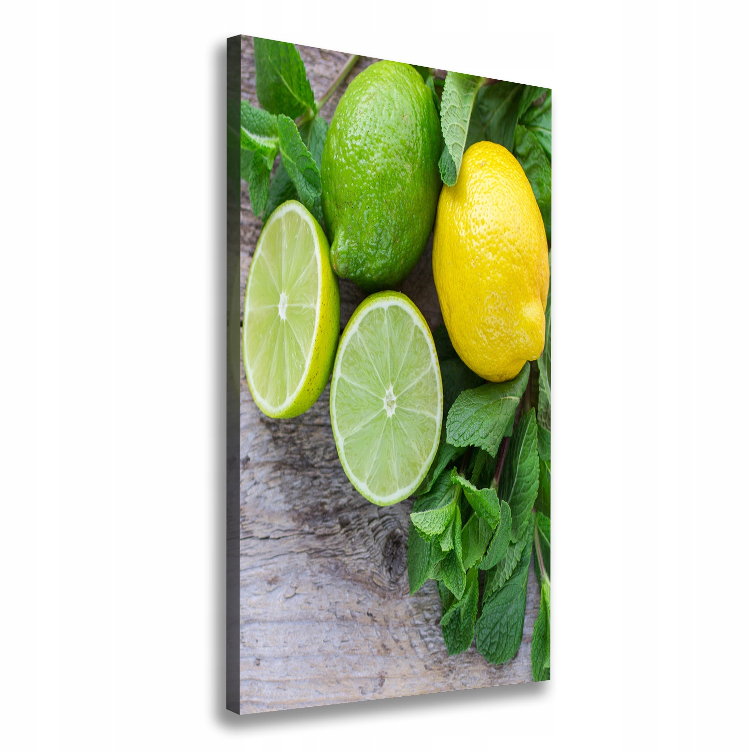 

Foto obraz na płótnie Limonki i cytryna 70x140 cm