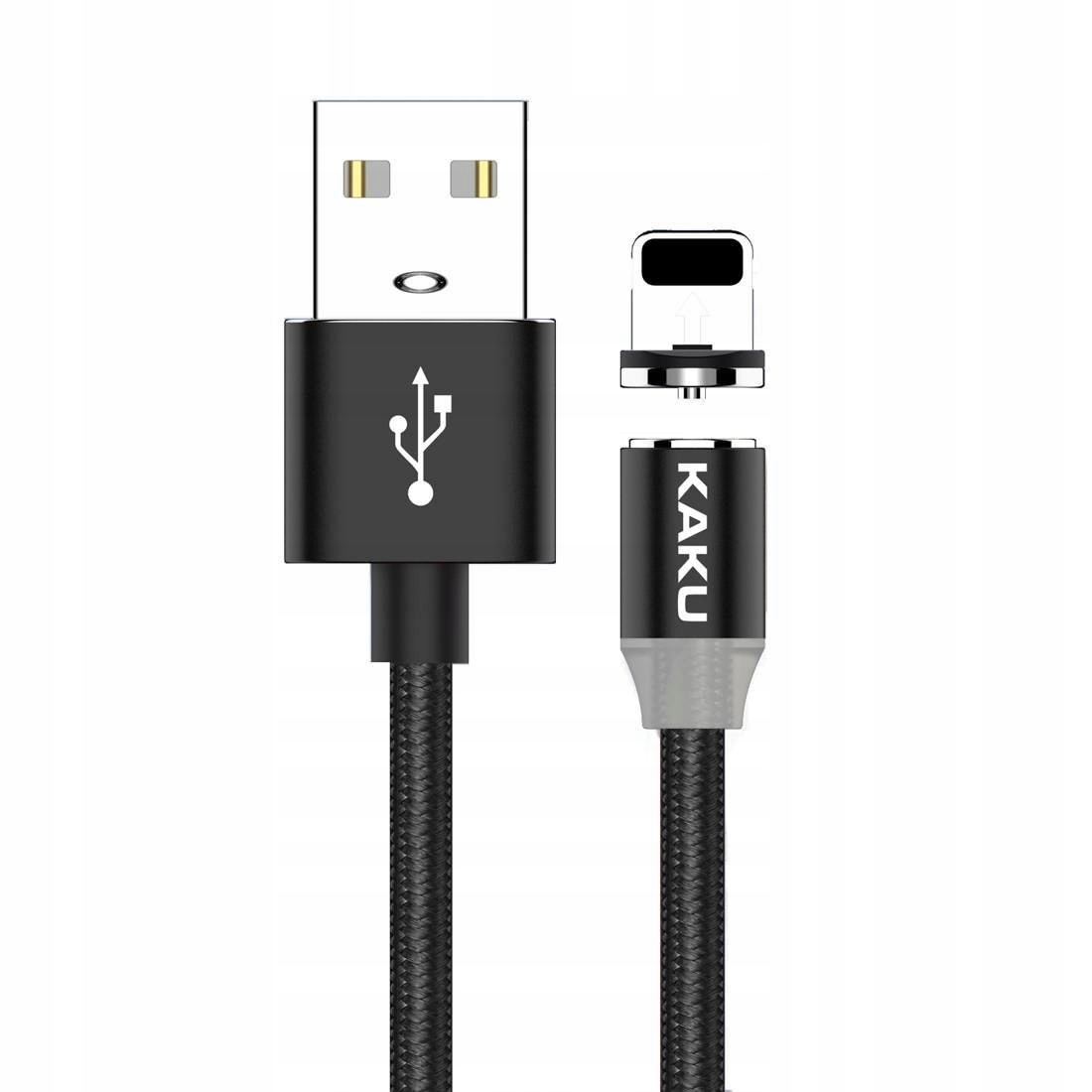 

Kabel magnetyczny Usb iPhone Lightning 3A 1m Kaku
