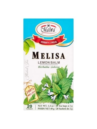 Levně 12 x Malwa Bylinný čaj Meduňka 40 g (20 x 2 g)