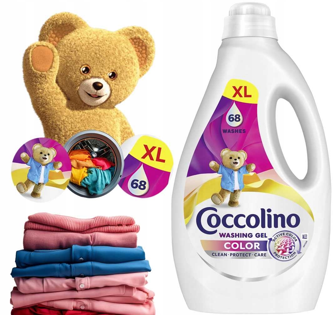 Levně Coccolino Color XL Gel na praní barevných tkanin 68 praní 2,72 l