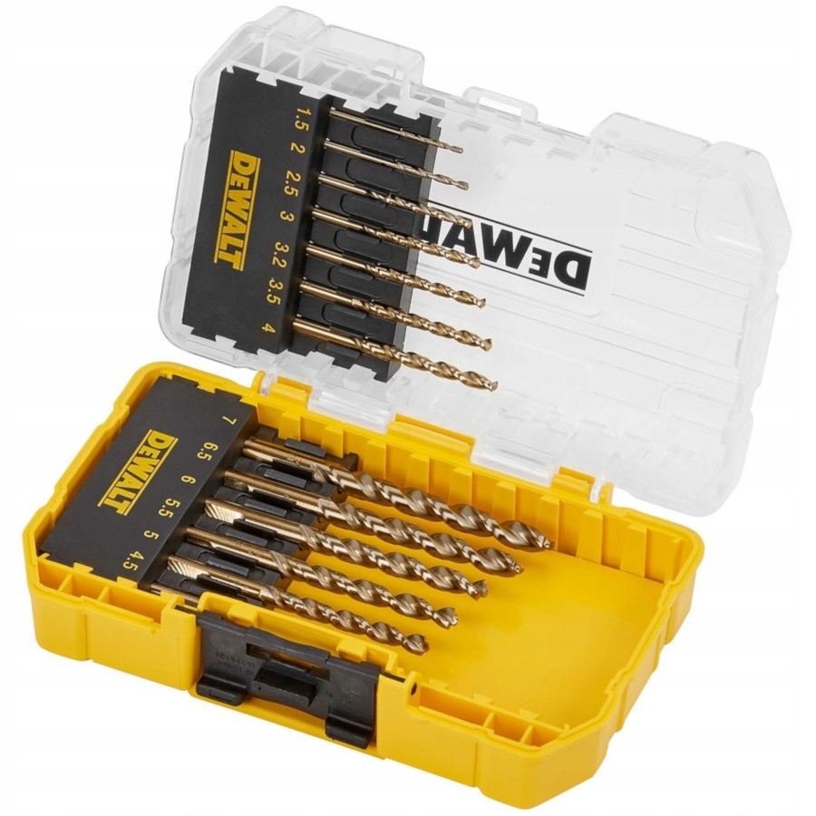 Wiertła do metalu Hss-g Extreme 2 zestaw 13szt. w kasecie DeWALT DT70710