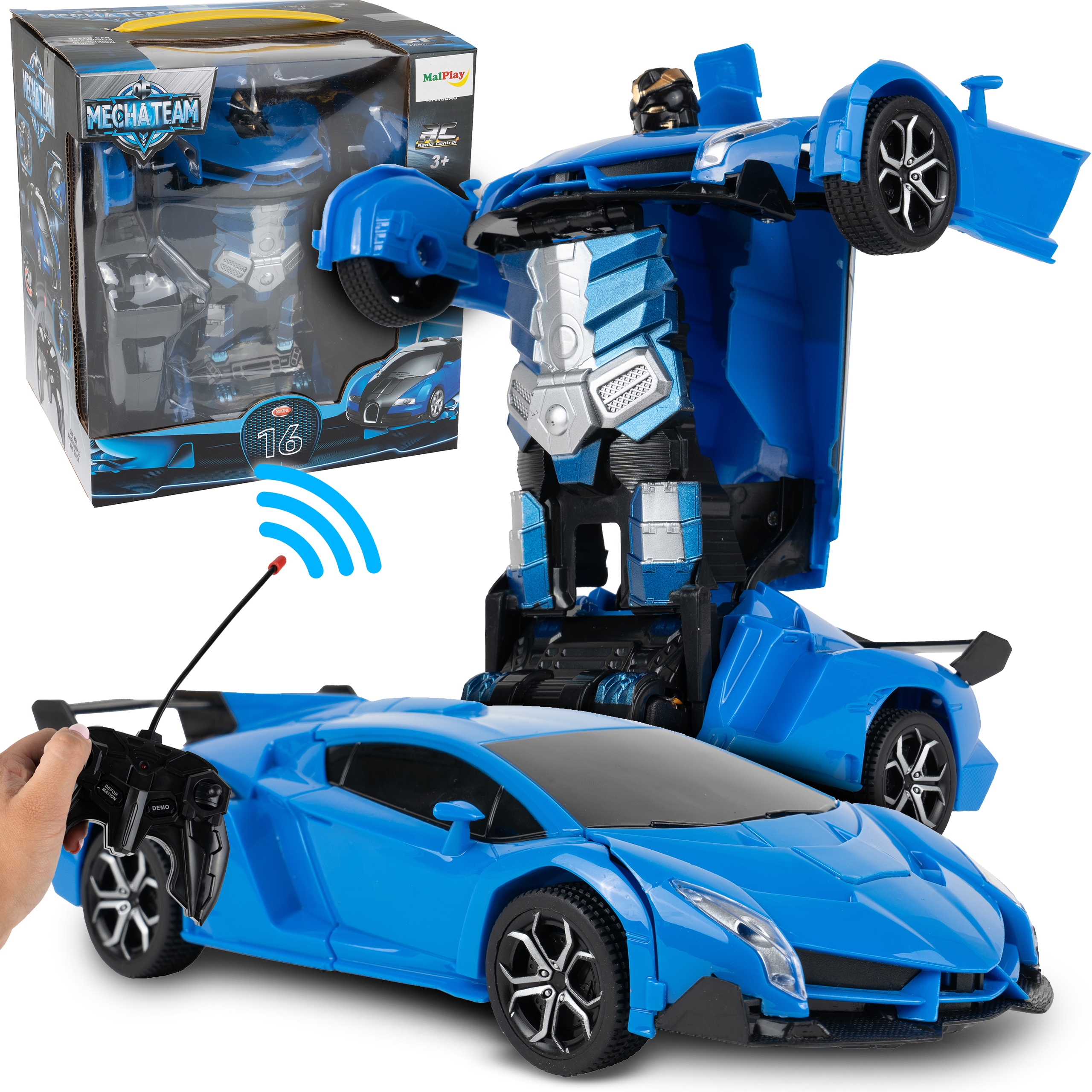 

Robot Transformer Mech Team 2W1 Sportowy Samochód