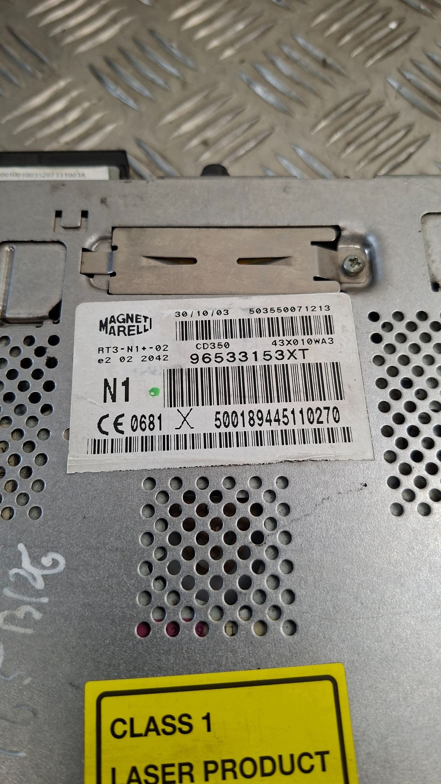 RADIO original PEUGEOT 307