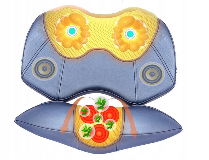 MASAŻER DO MASAŻU PLECÓW SZYI KARKU CIAŁA GRZANIE Moc 24 W