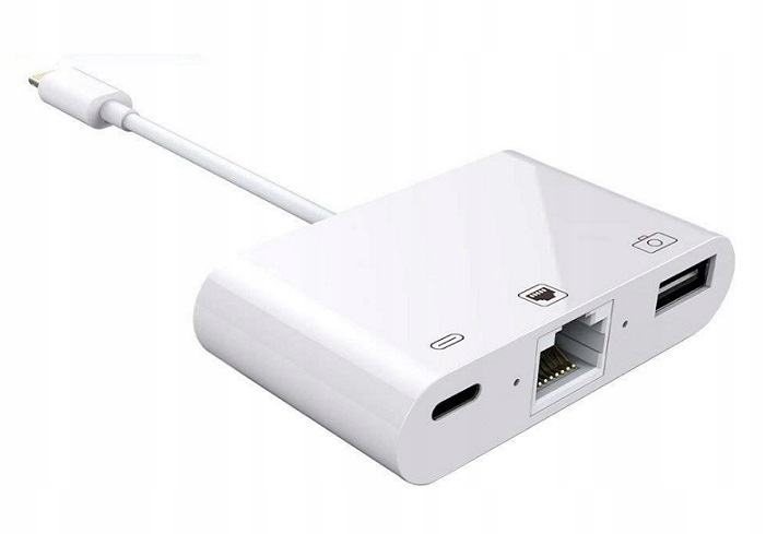 Przejściówka ze złącza Lightning na RJ45 Ethernet