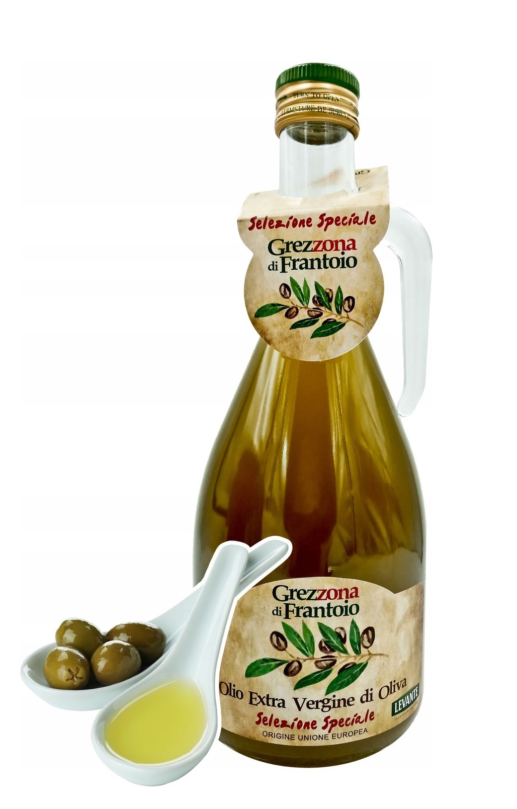 Levně Extra panenský olivový olej nefiltrovaný, italský Levante 1000 ml