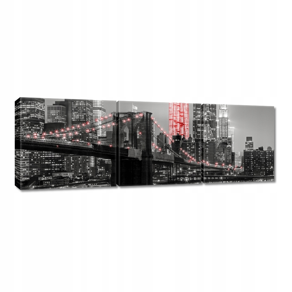 

Obrazy 120x40 Nowy Jork Manhattan Most