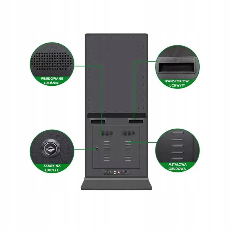 Totem Reklamowy LCD 65" Czarny 4K Marka inny