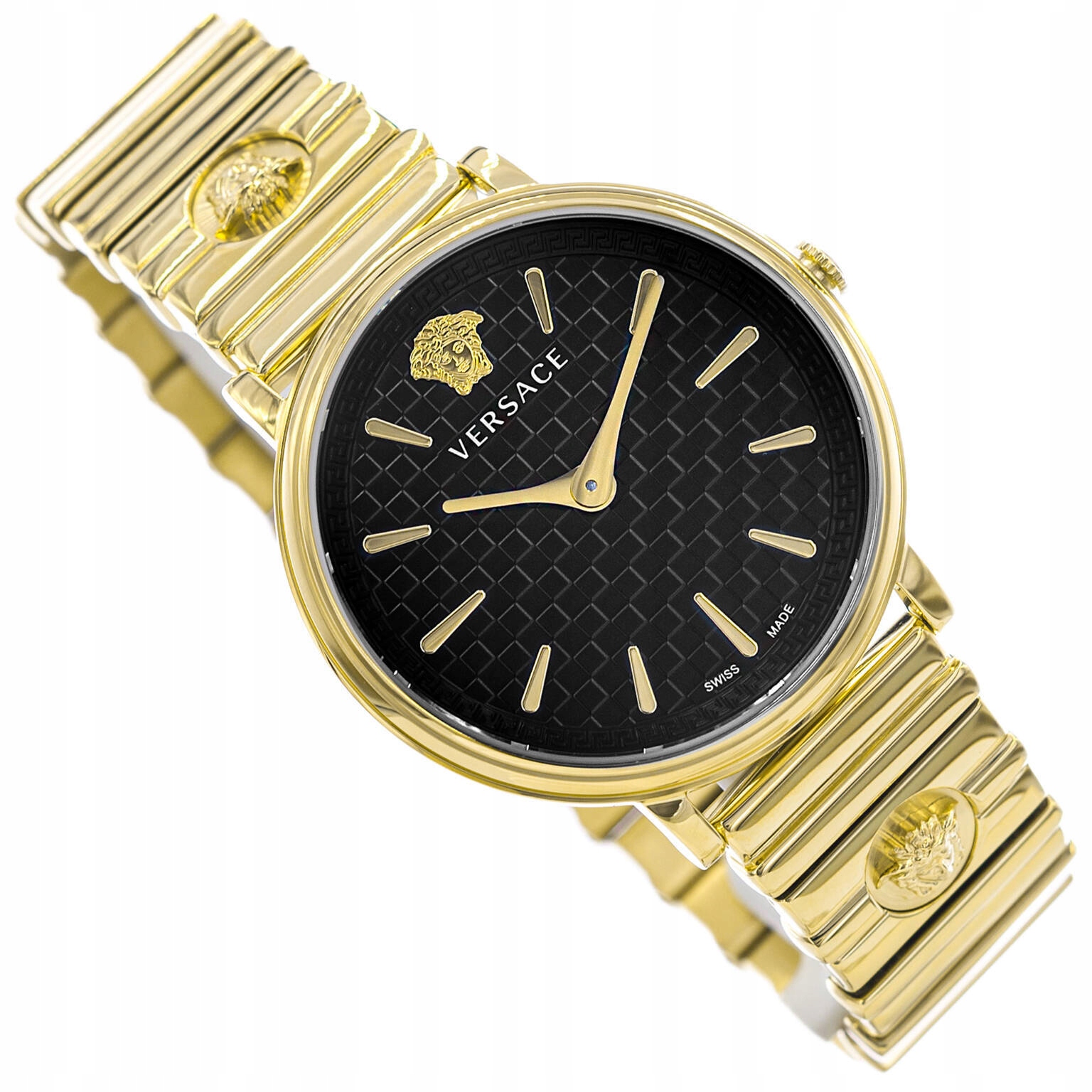 Dámské Hodinky Versace VE8104722 V-circle Gold, Originální