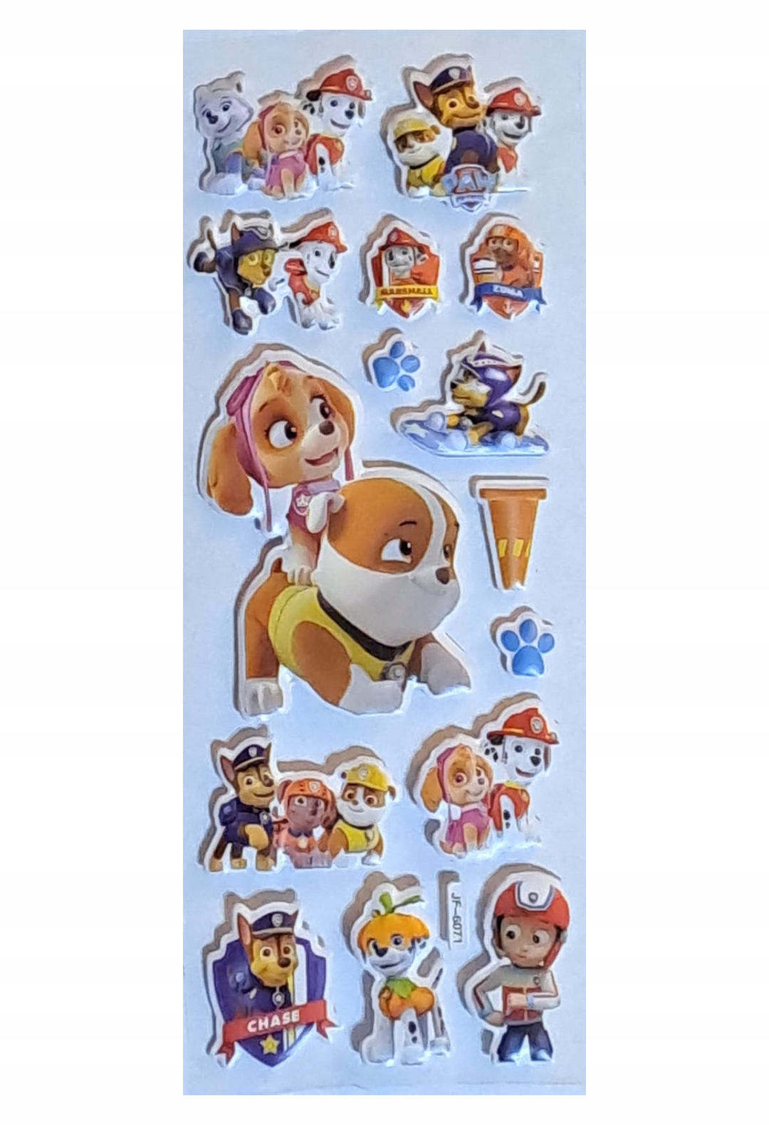 NAKLEJKI Psi patrol 15 sztuk