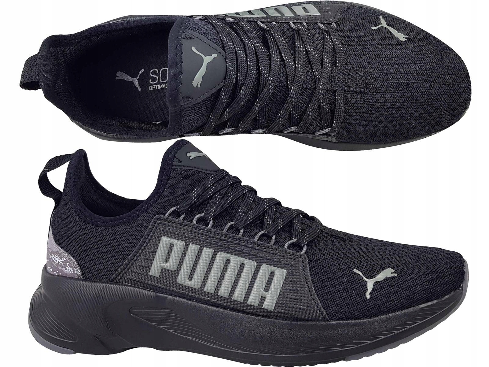 Puma Softride Slip-on Buty Wsuwane Męskie Czarne