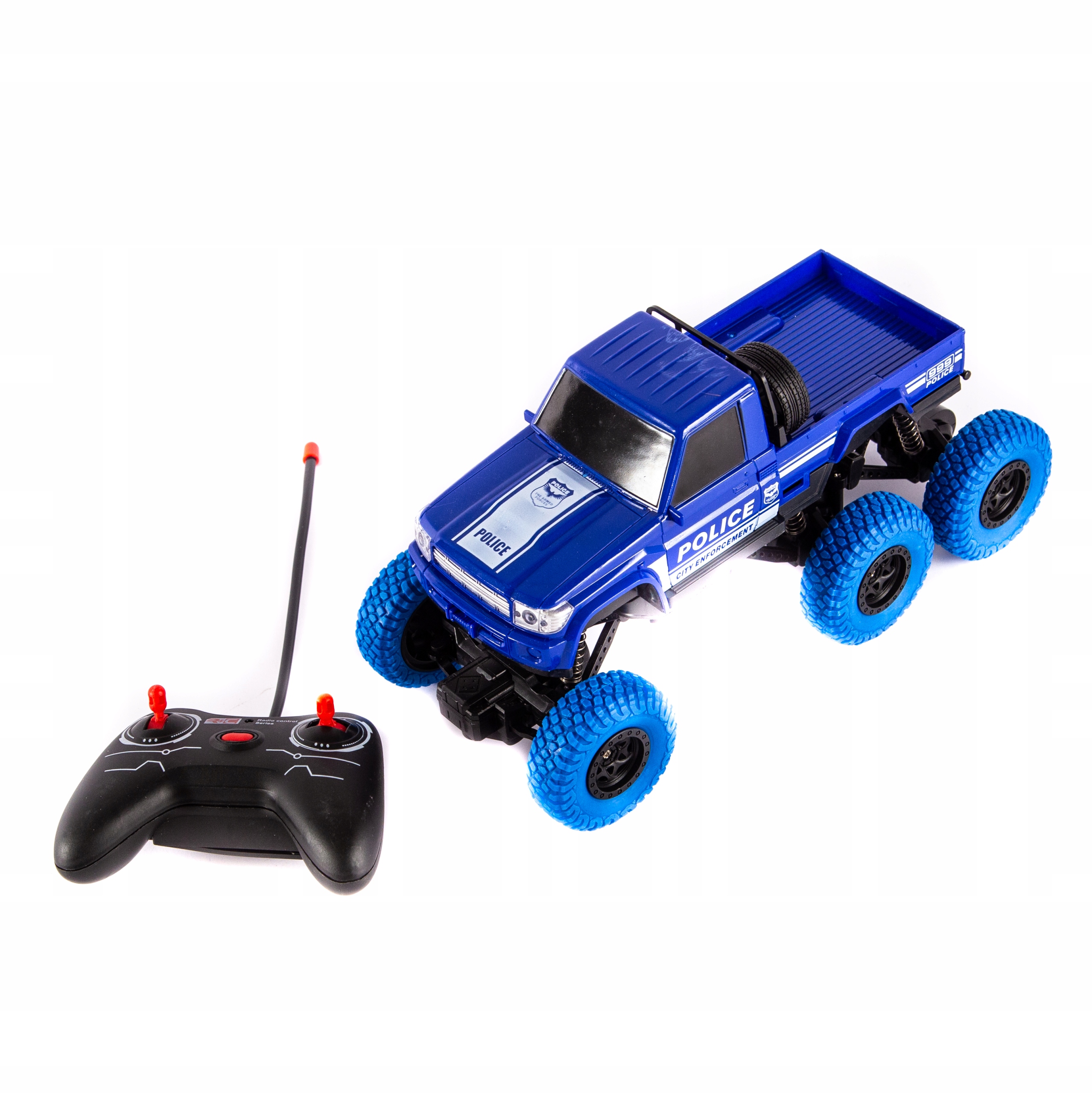

Policja Monster Truck Zdalnie Sterowany Ładowarka