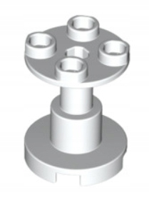 

Lego 3940b Podpora Wspornik biała Nowa (1g)