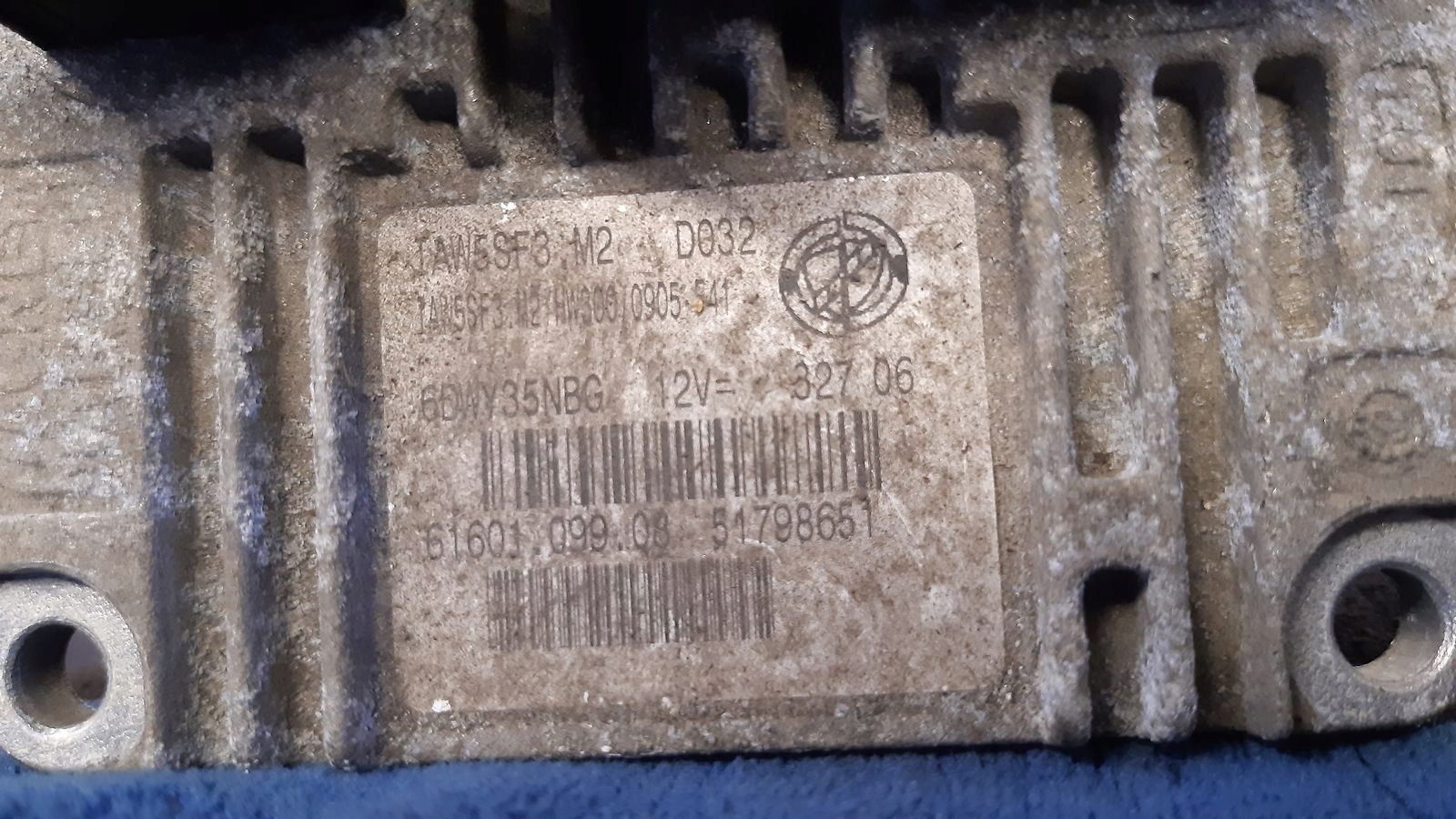 control unit computer of the engine PIN Fiat Grande Punto 1,4 8V