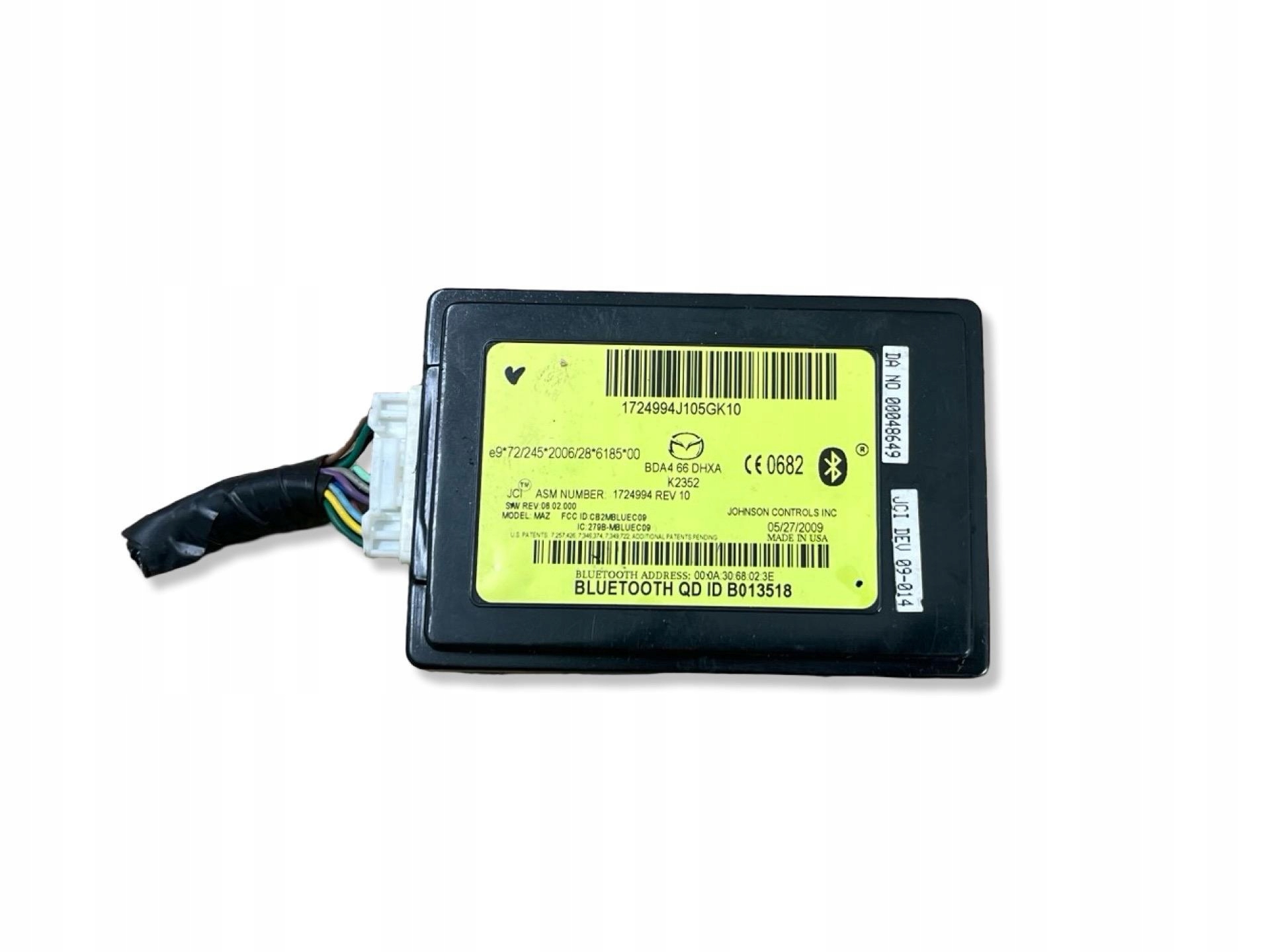 Centralina Bluetooth Mazda 3 2 BL 2009 BDA466DHXA