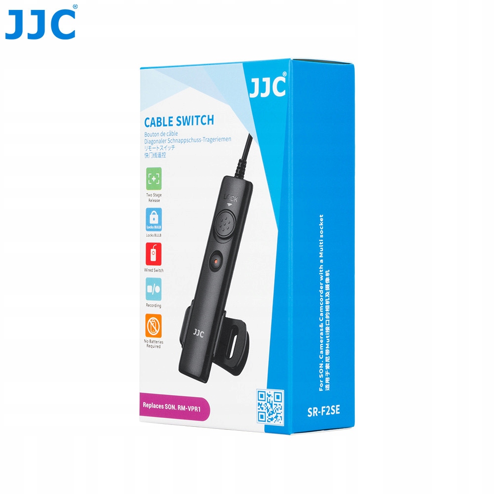 Jjc SR-F2SE, Dálková spoušť, kabelový ovladač pro Sony kamery a fotoparáty