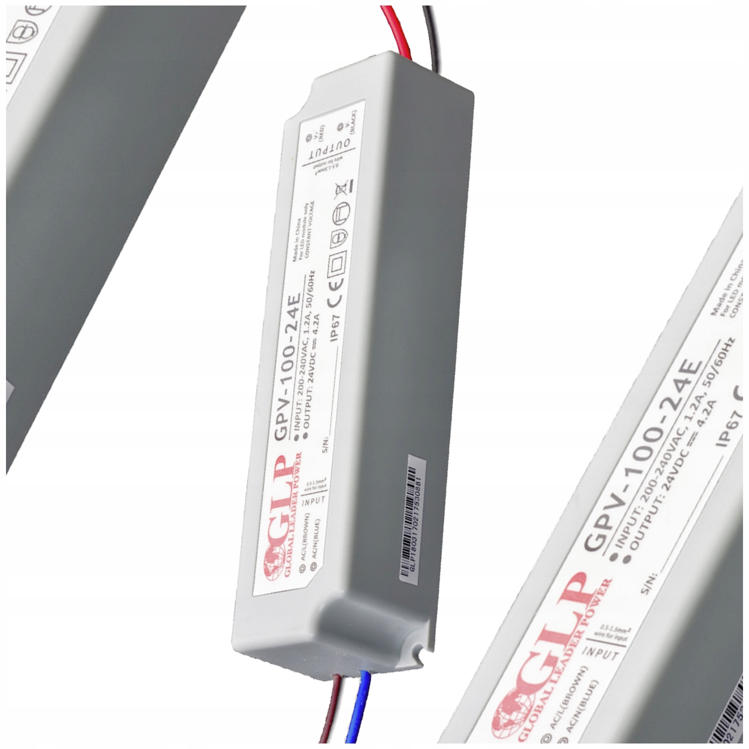 Zasilacz Led Hermetyczny 100W 4.2A 24V GPV-100-24E Transformator Opraw Glp