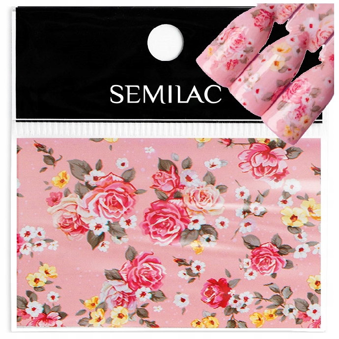 

Semilac Folia transferowa 28 Flowers kwiaty