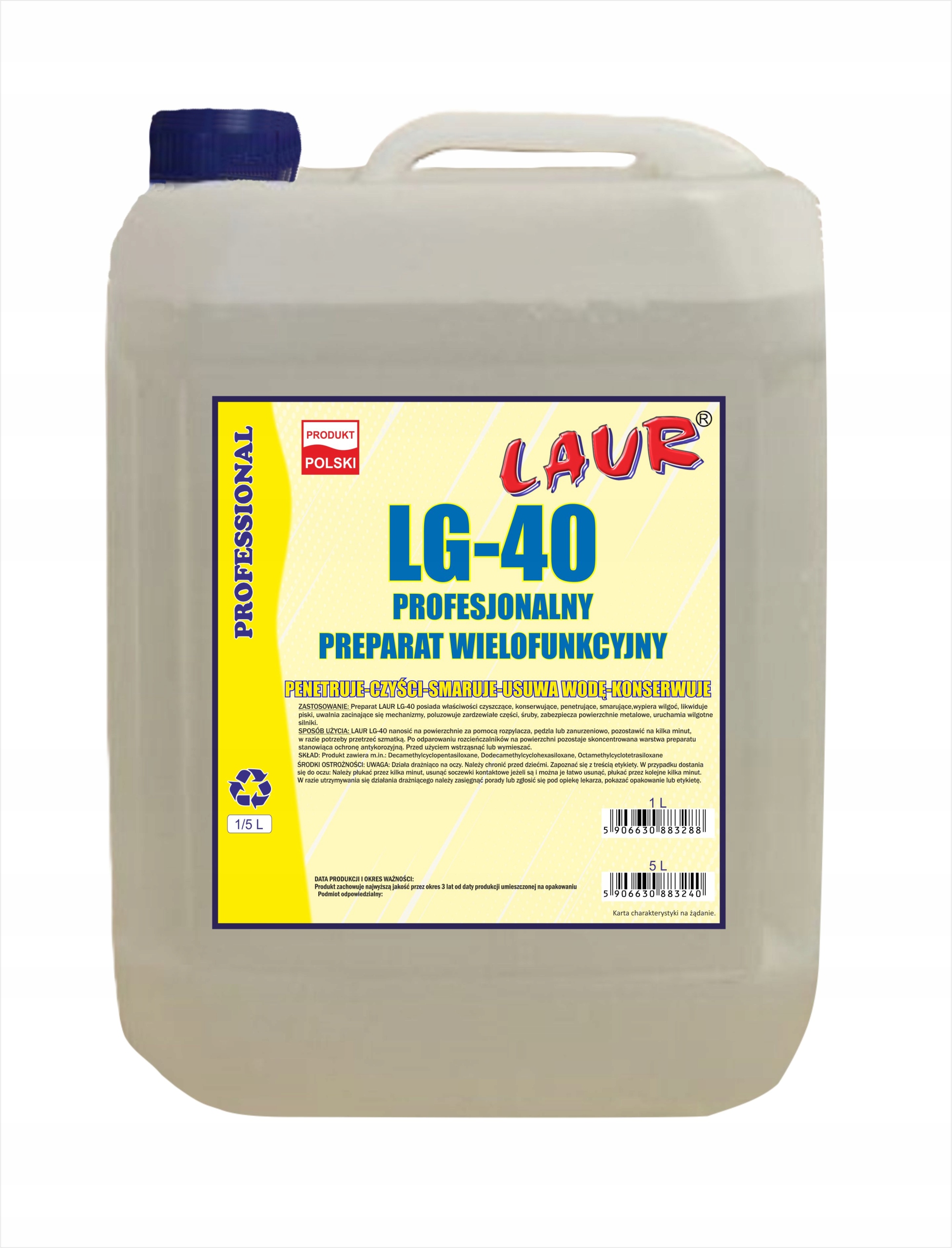 Profesionální Multifunkční Přípravek LG-40 (op. 5 L)