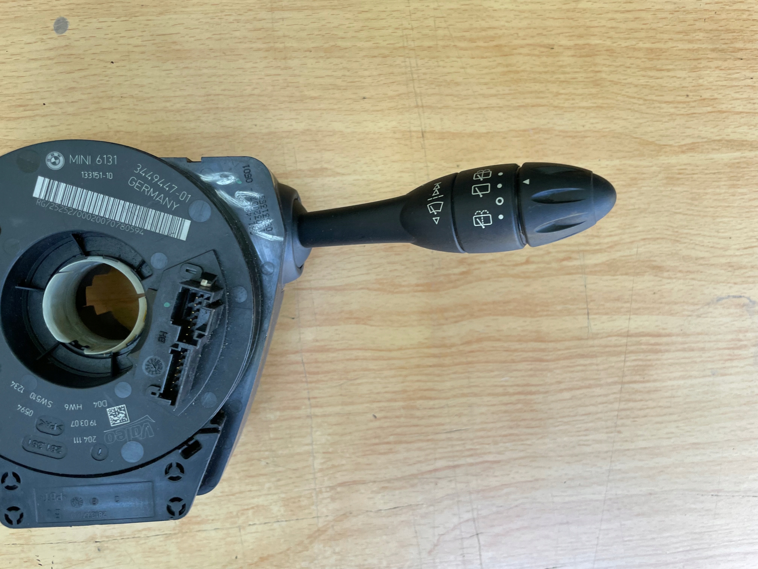 MINI steering wheel levers and controls ring 3449447 EUROPA