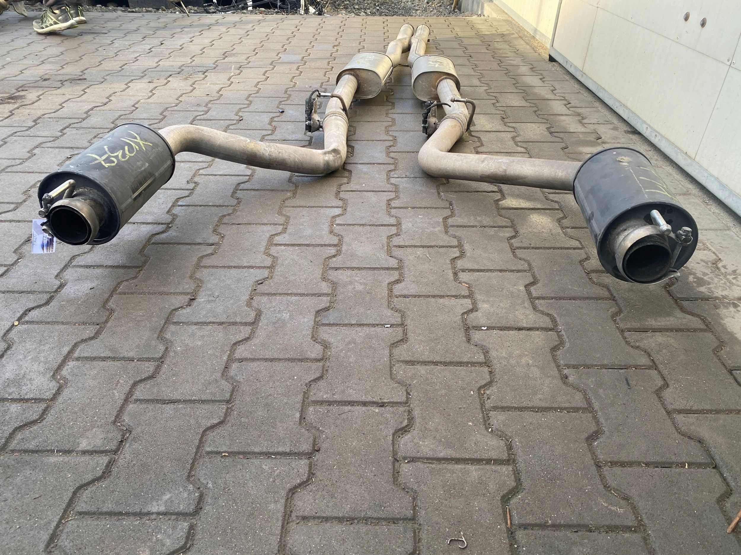 pipe exhaust complete exhaust pipe przepustnice 6.4 SRT Dodge Charger 2015+