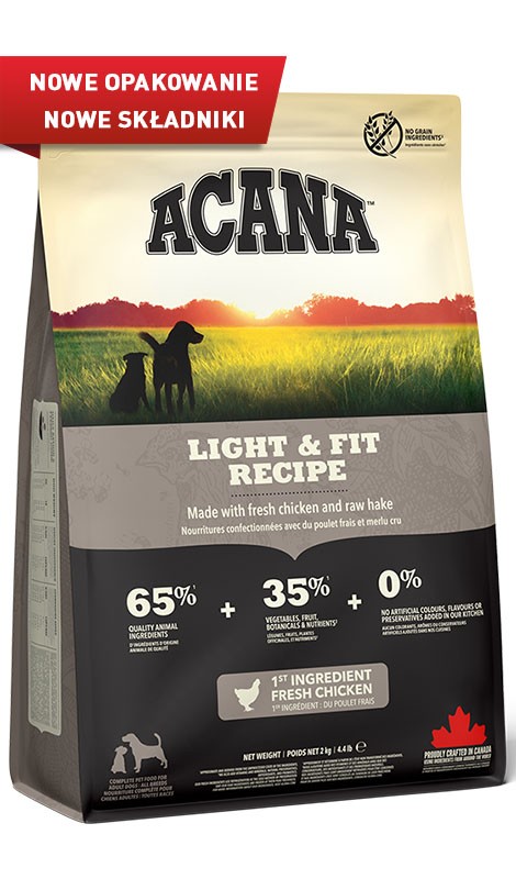 Acana Heritage Light And Fit 2kg