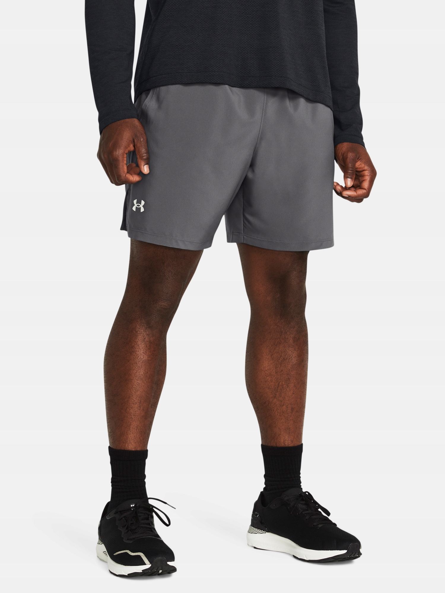 Pánské kraťasy Under Armour Ua Launch 7'' Shorts-gry vel. XXXL