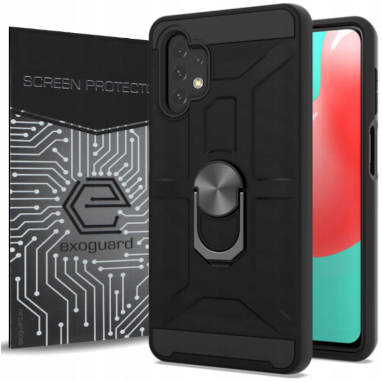 

Case Etui Pancerne+szkło do Samsung Galaxy A32 5G