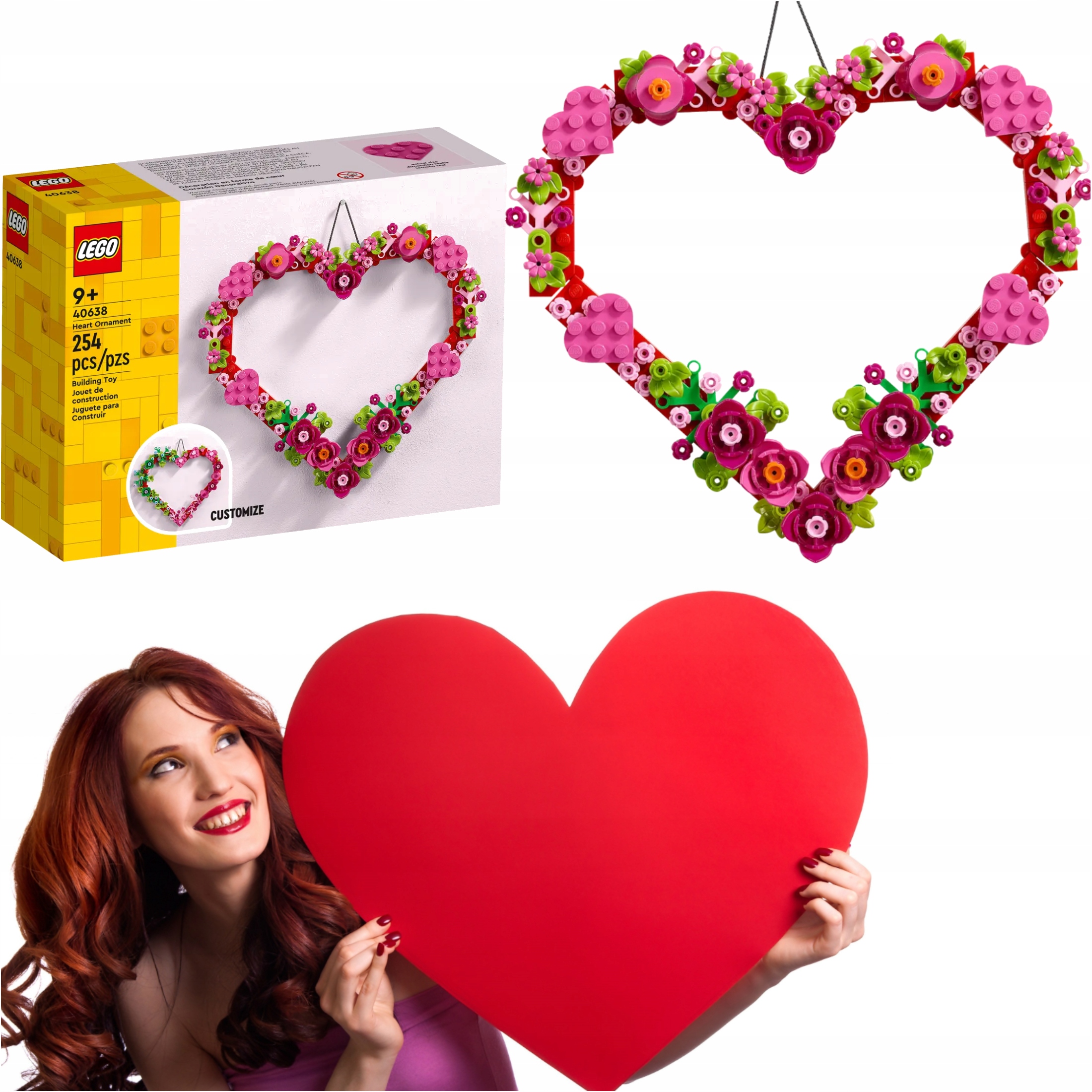 Serce Z Klocków Lego Walentynkowy Dla Dziewczyny