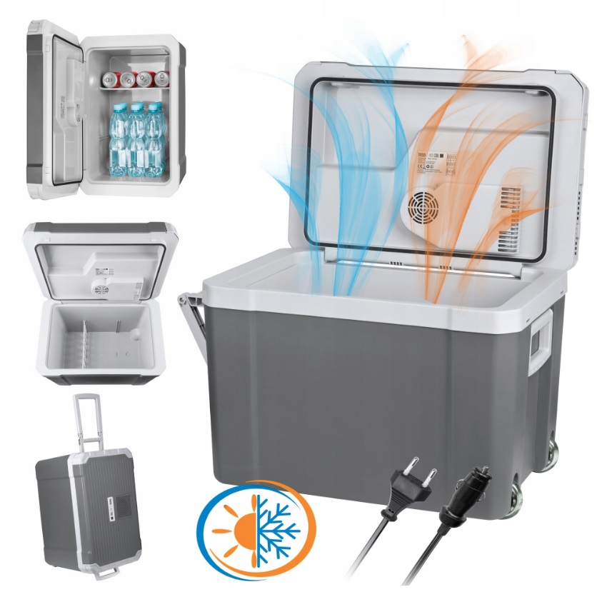 Lodówka Samochodowa Turystyczna Z Funkcją Grzania 12V 230V XXL 35L