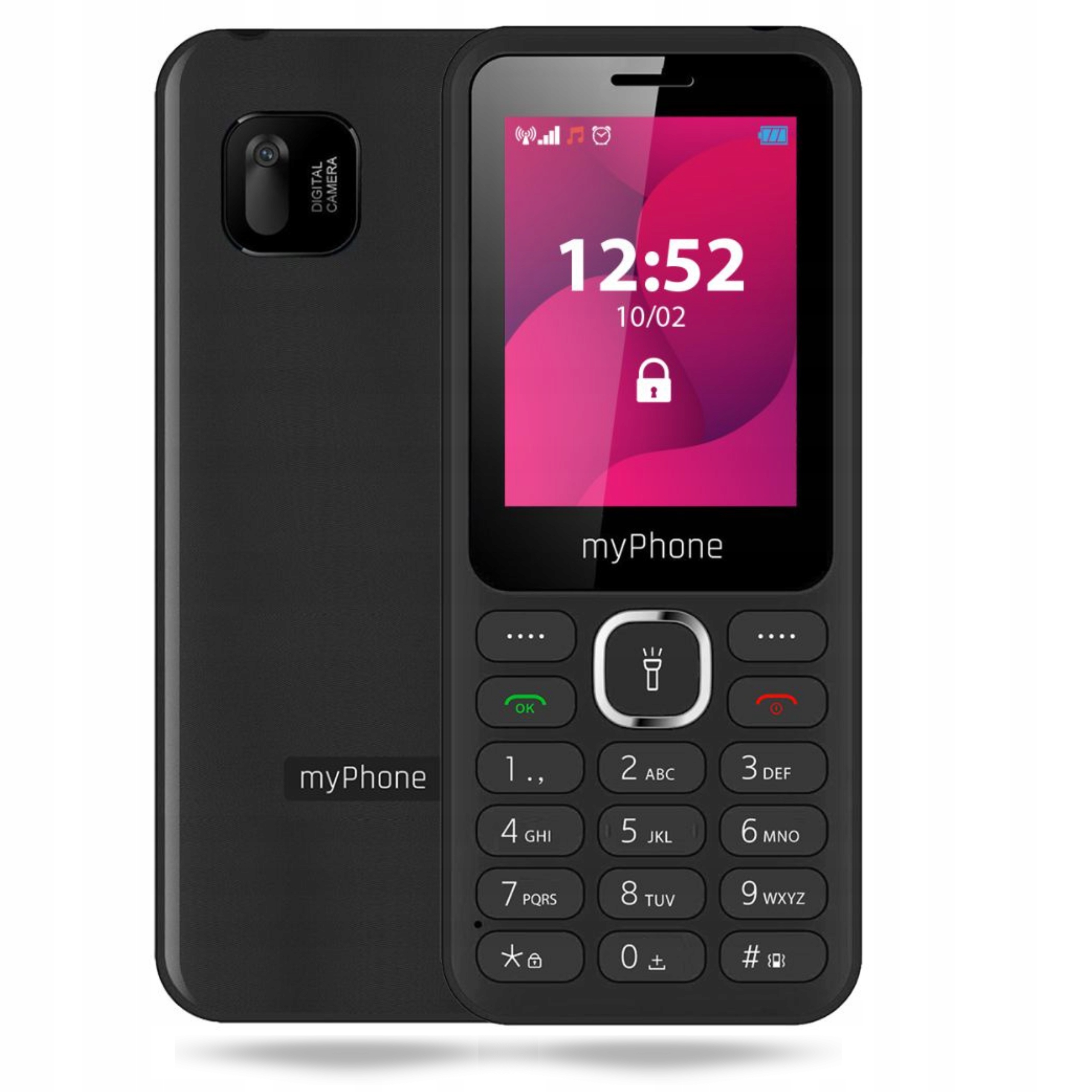 Telefon Komórkowy Myphone Jazz Dual Sim Dla Seniora Prosty Z Klawiaturą