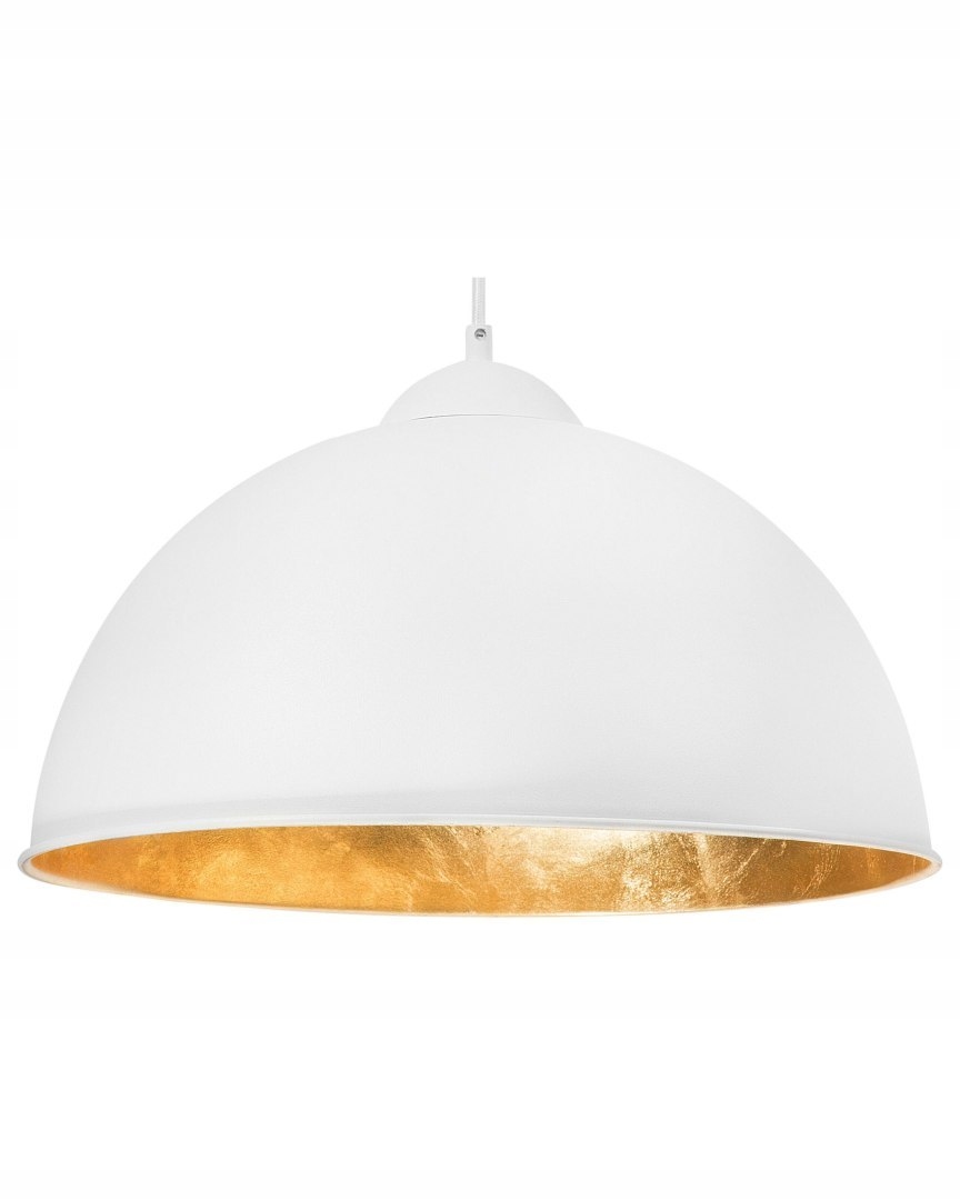 Závesná lampa Cetina Metal Biela