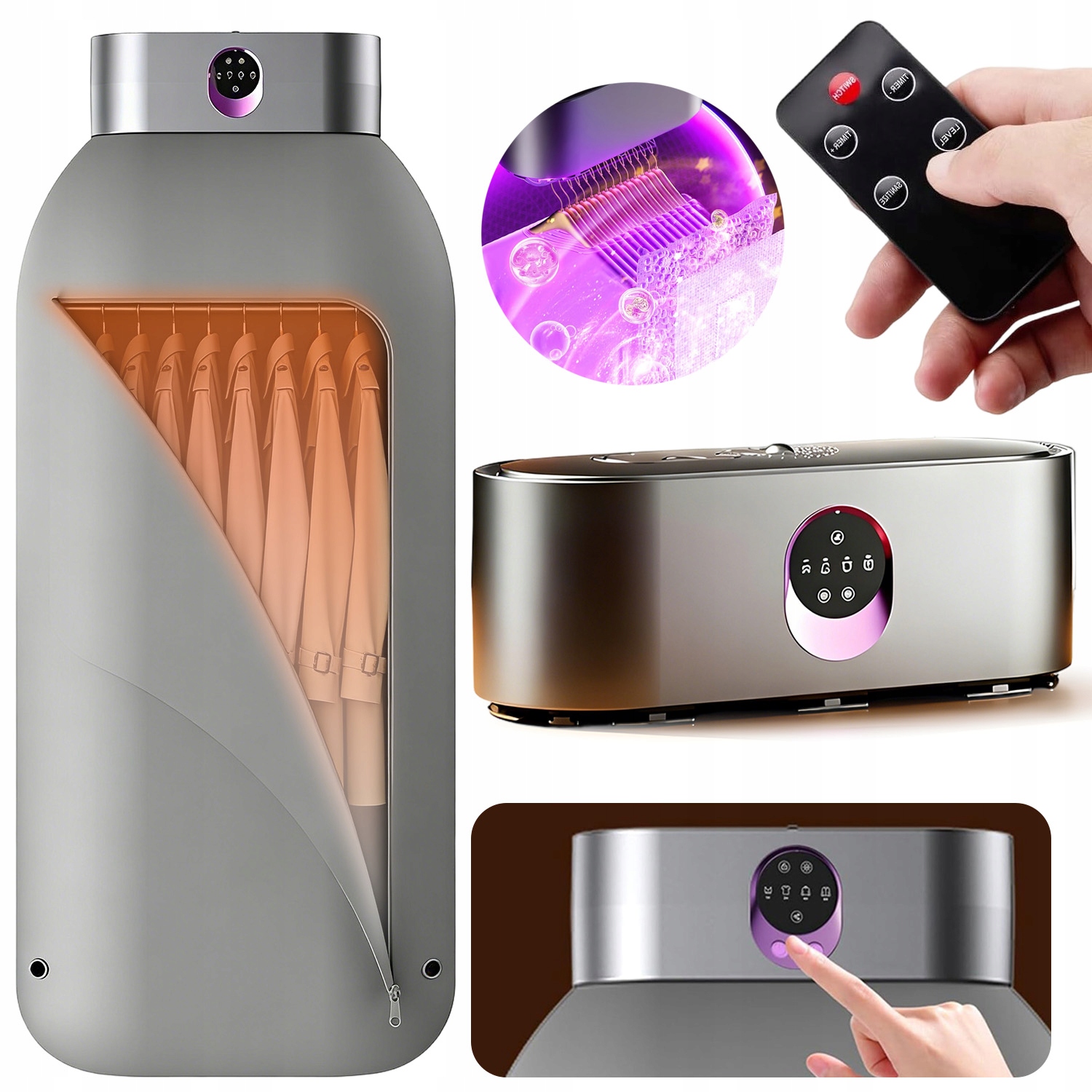 Levně Elektrická Sušák Na Prádlo 600 W 4 Časovače S Háčkem Pilot