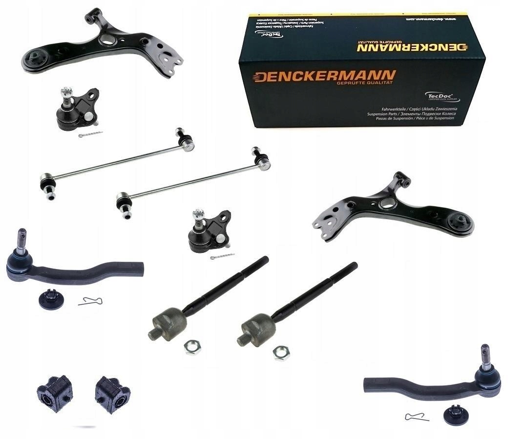 Ramena Gumové Čepy Koncovek Toyota Prius II 2003-2009 Přední Sada 10 Ks