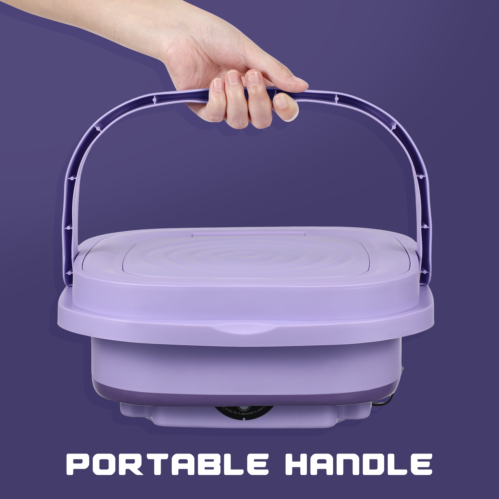 PRALKA PRZENOŚNA 8L PRALKA SKŁADANA Maksymalny wsad 8 kg