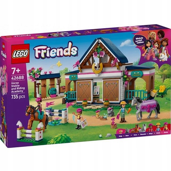 Lego Friends Jezdecká škola a hřebčín 42688