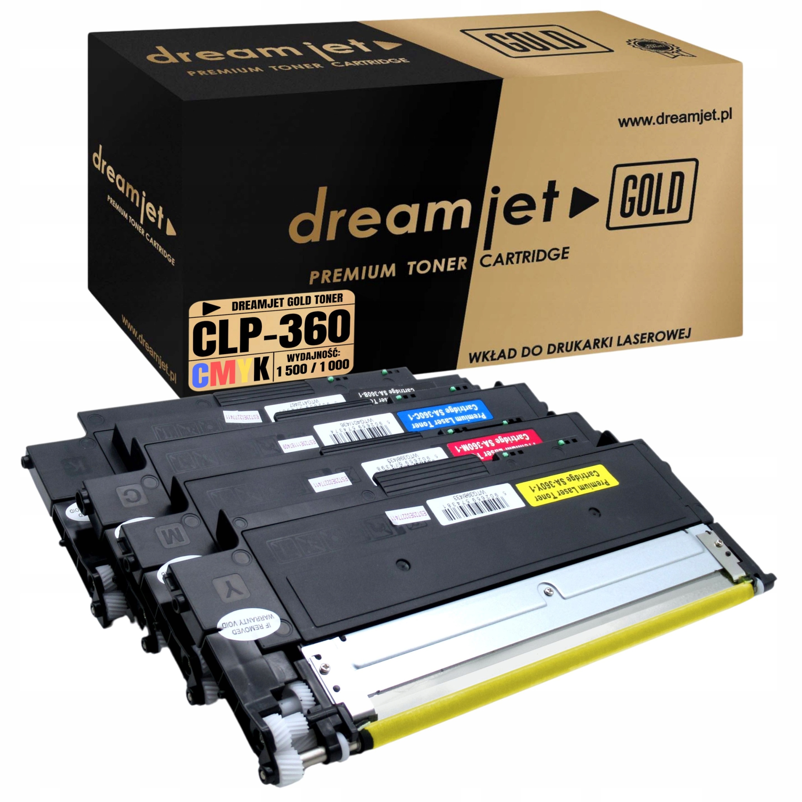 CLT-406S Sada náhradních tonerů pro tiskárnu Samsung CLP-360 CLX-3305