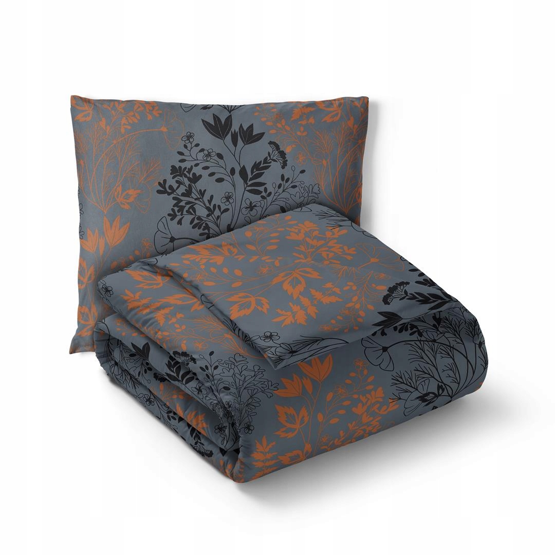 Hotelové Povlečení 140x200 cm Povlečení 70x80 Bavlna 100% Spící louka grafit