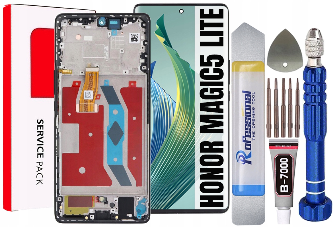 Displej Pro Honor Magic 5 Lite Originál Obrazovka Rámeček