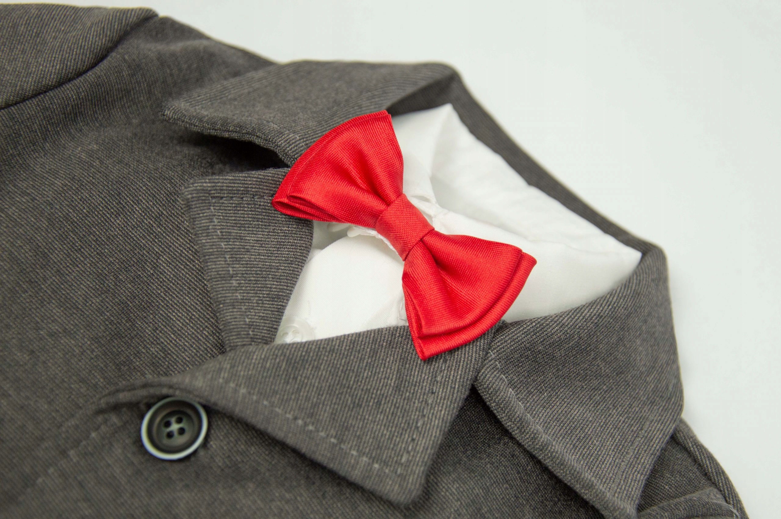 GARNITUR 4 cz. grafitowy gładki Chrzest Święta 86 Płeć Chłopcy