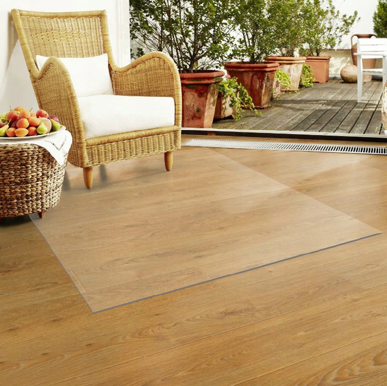 MATA PODKŁADKA POD KRZESŁO POLIWĘGLAN 125x125 Wysokość mebla 1 cm