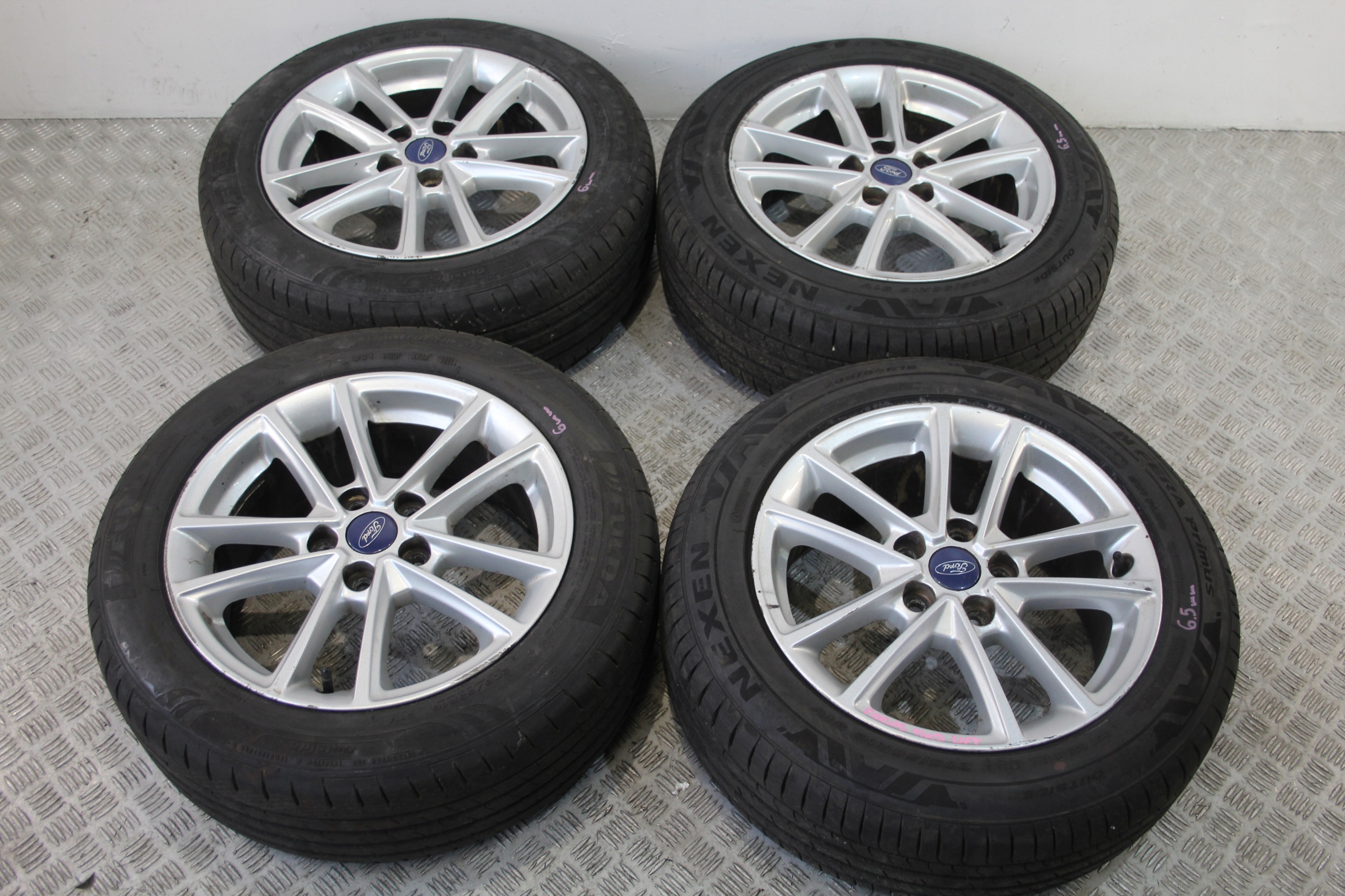 КОЛЕСА ДИСКИ ЛИТІ ДИСКИ 205/55 R16 FORD FOCUS Mk3 РЕСТАЙЛІНГ F1ec-1007-A1a