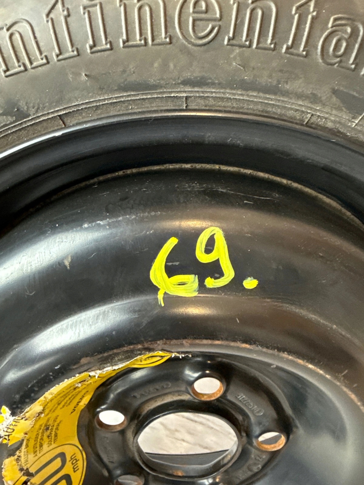 wheel spare Volvo S70 V70 and 5/108mm 115/70/R15 ET57