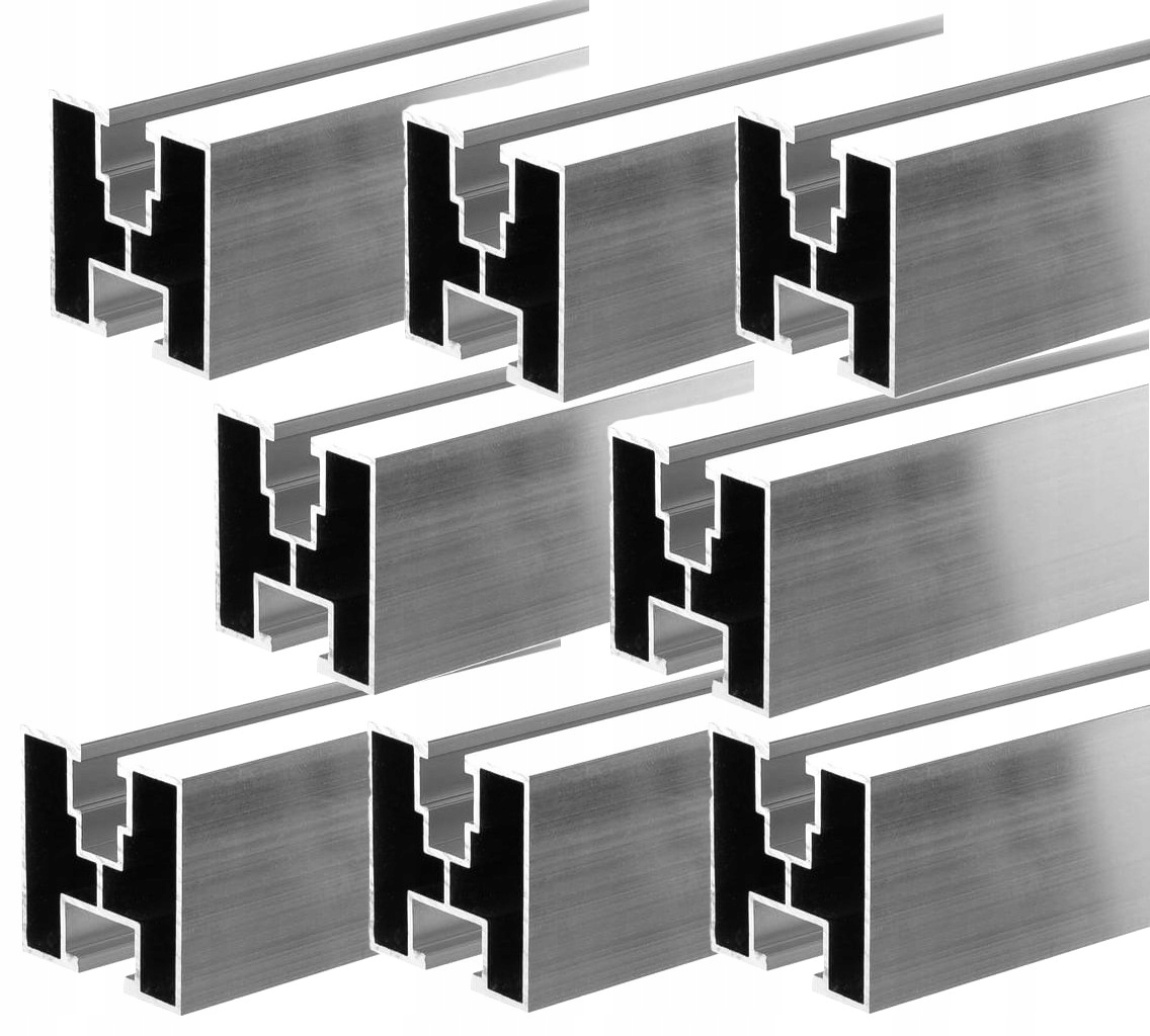 Profil Aluminiowy Montażowy 40x40 Fotowoltaika Szyna Paneli 240cm 2400mm