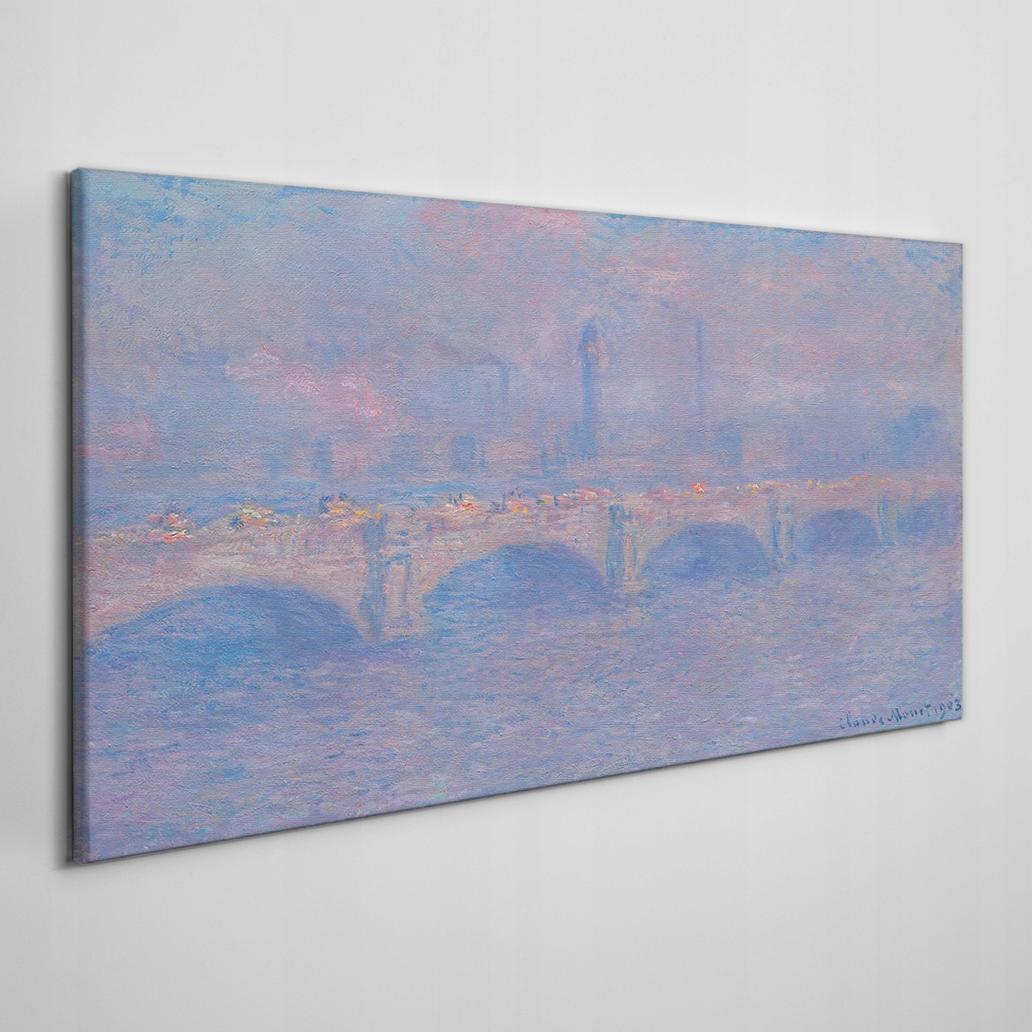 

Foto-obraz na płótnie Most waterloo Monet 140x70