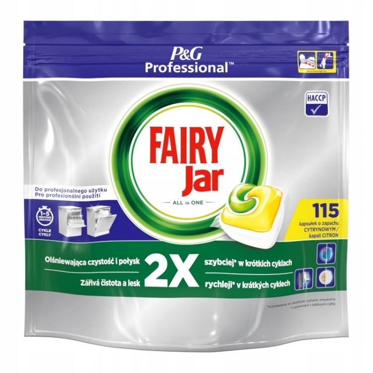 Levně Fairy Kapsle do myčky P&g Lemon 115 kusů