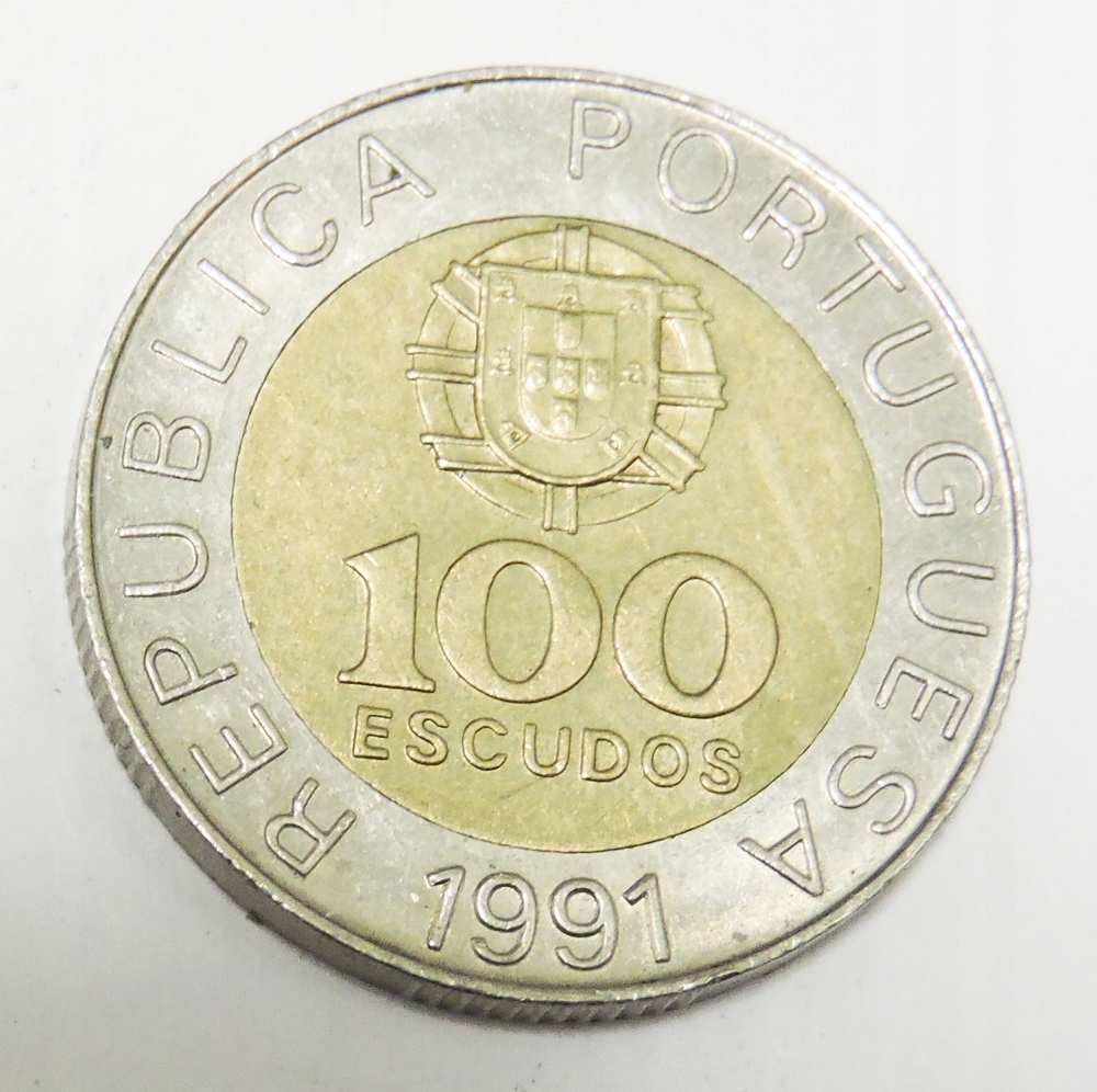 PORTUGALIA 100 eskudo 1991