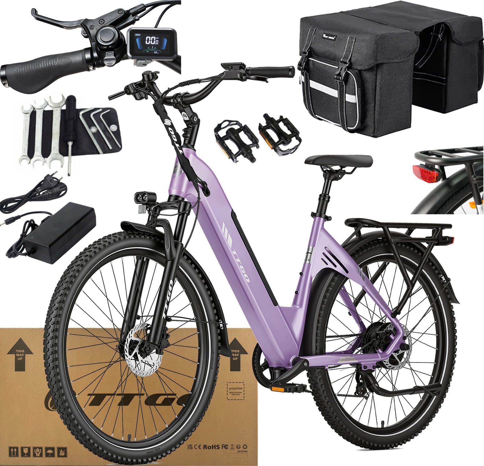 Ttgo C5 Elektrokolo 250W 70NM 25KM/H 48V 13.5AH 110KM 27.5" Dárek