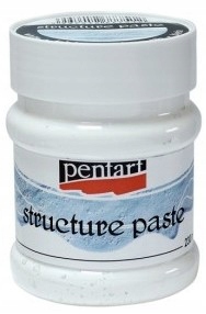 Tuba pasty na Dekupáž Ozdobná Strukturální Pasta Bílá 230 ml. Pentart
